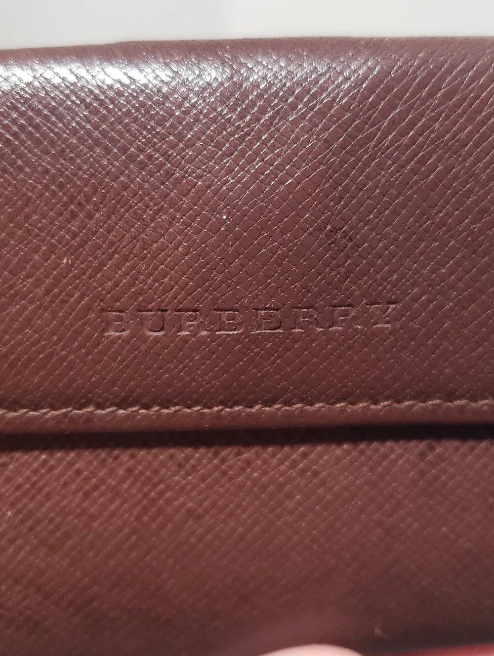 Burberry 5 Ring Key Holder Card Case Leather Wallet